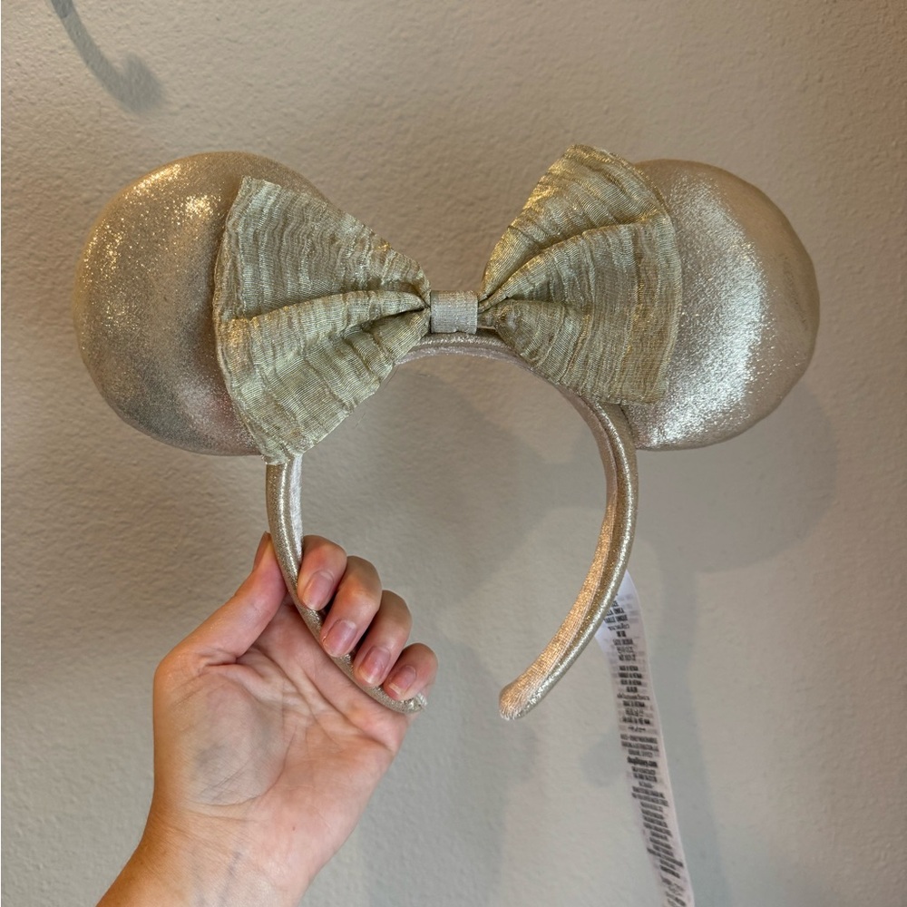 Gold Mouse Ear Headband